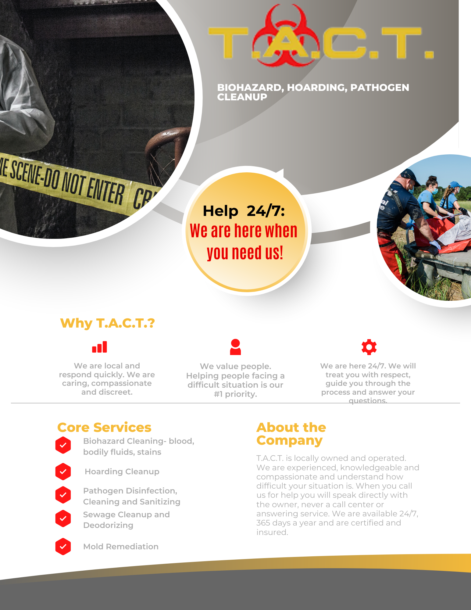 The Benefits of Hiring Professionals for 24/7 Biohazard Cleanup